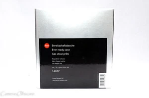 Estuche EverReady de cuero negro genuino Leica para cámaras M8 (14872) - Imagen 1 de 5