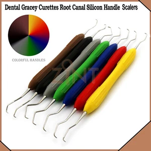 Gracey Curettes conducto radicular moderado conjunto de 7 periodontales de eliminación de cálculo óseo  - Imagen 1 de 9