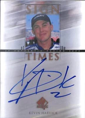 2000 Upper Deck SP Sign of the Times Autograph #KH Kevin Harvick - Image 1 of 2