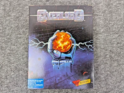 CIB Overlord From Virgin Mastertronic Big Box (PC, 1990) 5.25" Disks - EUC - Image 1 of 4