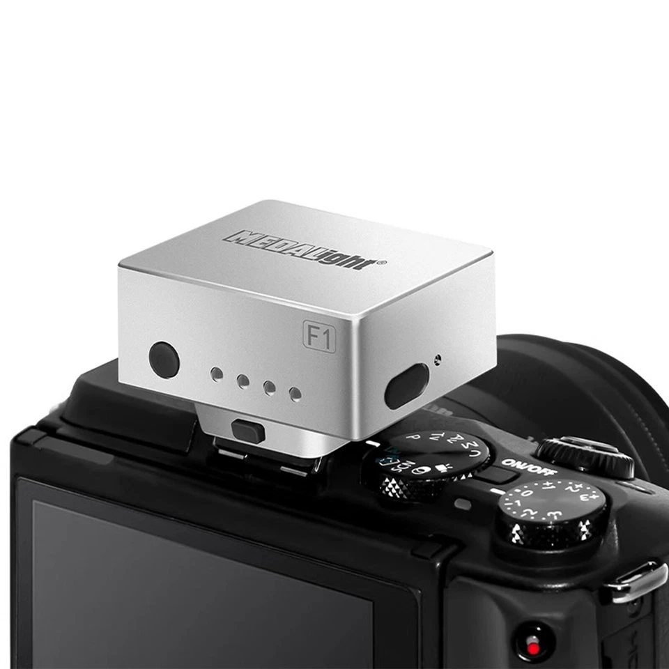Medalight F1 Mini On-Camera Flash Light Speedlite For Ricoh GR3 Canon Nikon Sony - Image 1 of 4
