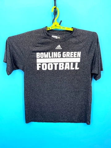 Adidas Shirt Mens M Gray Bowling Green Falcons University Football Performance Cover