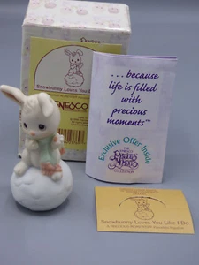 Precious Moments "Snowbunny Loves you Like I do" 183792 Bunny Figurine - Picture 1 of 5