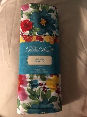The Pioneer Woman Fabric Breezy Blossoms 3 Yards 100% Cotton 44/45" W x 108" L - Image 1 of 2