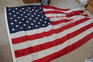American Flag 5 X 8 Ft, 100% Made in USA High Wind, Heavy Duty 5 by 8 Foot - Picture 1 of 4