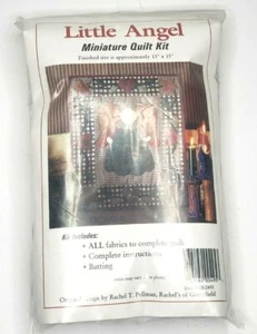 Vintage Little Angel Miniature Quilt Kit - Rachel Pellman 13" x 15" - Picture 1 of 6