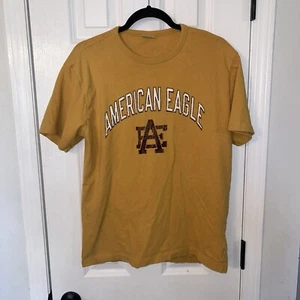 American Eagle T-Shirt Men’s Yellow AE Athletics Vintage Inspired Medium - Picture 1 of 5
