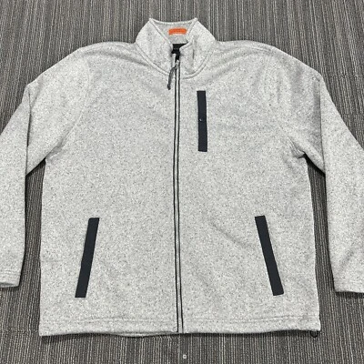 Chaqueta polar St. Johns Bay Performance para hombre XL gris a prueba de viento resistente al agua Foto 1 de 4