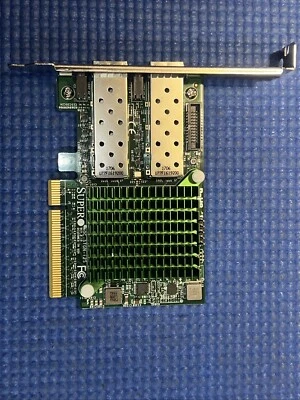 SuperMicro AOC-STGN-I2S Dual Port 10GB SFP+ 10GB Card High Profile - Image 1 of 3