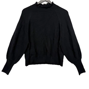 Antonio Melani Sweater Womens XL SOFT Classy Black Long Ballon Sleeve Academia - Picture 1 of 12