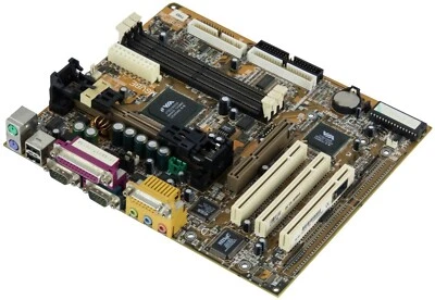 Mainboards Biostar M6VBE Slot1 3xSdram Microatx Pci Agp Via Vt82C693A - Image 1 of 2