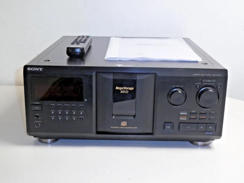 Sony CDP-CX355 Mega Storage 300fach CD-Wechsler, Laser NEU inkl. FB, 2J.Garantie - Bild 1 von 4