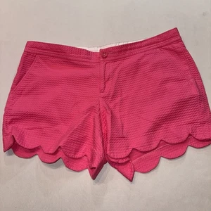 Lilly Pulitzer Shorts The Buttercup Größe 12 rosa überbackene Baumwolltaschen - Bild 1 von 7