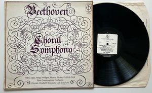 BEETHOVEN - Symphony No 9 In D Minor Op 125 (Choral) - 1959 UK Vinyl LP EX - Picture 1 of 5