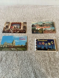 Walt Disney Disneyland Hi-Lites Mini Photo Souvenir Book Post Card Lot - Picture 1 of 12