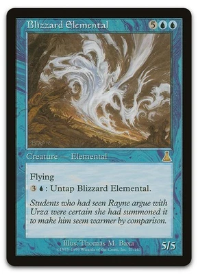 Blizzard Elemental #27 (NM) Urza's Destiny UDS Magic MTG - Image 1 of 2
