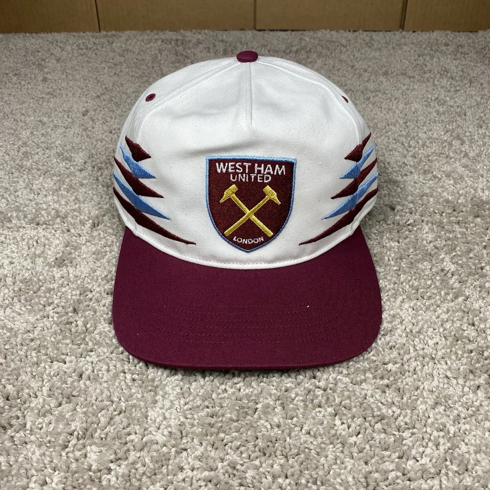 NUEVO Sombrero West Ham United London FC '47 Snapback Diseño Corte Diamante Blanco Azul Rojo Foto 1 de 4