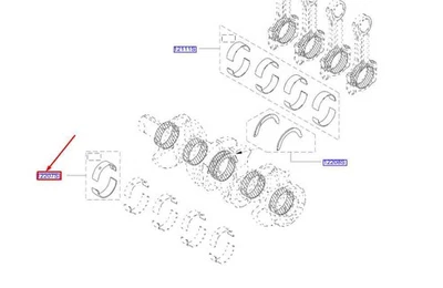 NISSAN NV300 Primastar X82 Kurbelwellenlagersatz 1211700Q0F NEU ORIGINAL - Image 1 of 2