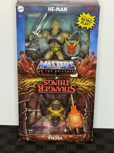 MOTU Masters of the Universe X Stranger Things: He-Man & Vecna Figures 2-Pack - Picture 1 of 2