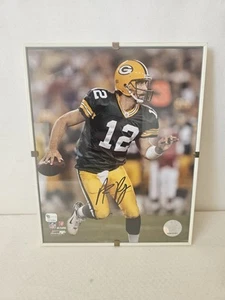 Aaron Rodgers Signed 8x10 Framed Authenticated Photo Packers with GA COA - Picture 1 of 4