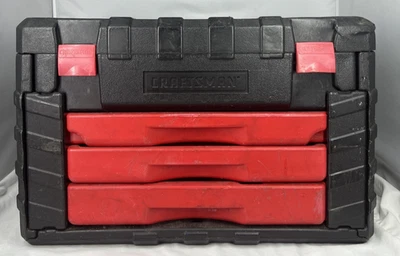 Juego de herramientas mecánicas Craftsman 450 piezas métricas SAE estuche de 3 cajones solo sin herramientas Foto 1 de 4