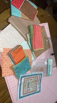 Kit de edredón original Lori Holt Autumn Love Foto 1 de 4