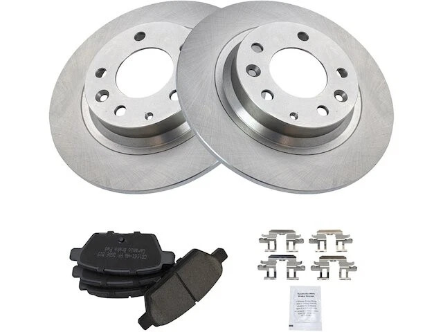 Kit de pastillas de freno trasero y rotor para Lincoln MKZ 2007-2012 2011 2008 2009 CJ716CQ Foto 1 de 1