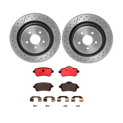 Brembo KT00484 Rear Disc Brake Pad Rotor Kit For Mercedes-Benz CLA45 AMG - Image 1 of 3