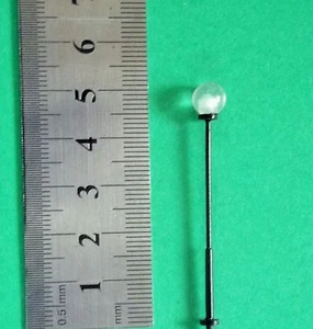 Y1-3  HO  TT  10pcs  1:87 Scale Model Lights Train Railway Layout LED Lampposts - Picture 1 of 4