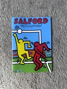 SALFORD CITY V LEEDS UNITED EFL LEAGUE CUP 29/8/23 PROGRAMME 2023-2024 - Picture 1 of 3