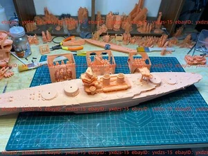 3d Printed 1/350 Italian Conte Di Cavour Class(full Hull/waterline) - Picture 1 of 9