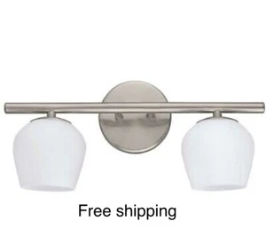 Hampton Bay Jasper 2 light Vanity Fixture - Picture 1 of 3