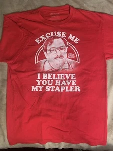 Office Space Stapler T-Shirt Size L Large - Picture 1 of 2