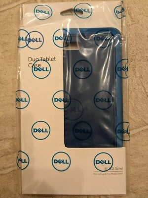 BRAND NEW GENUINE DELL VENUE 8 PRO 3845 BLUE TABLET RUBBER DUO CASE + FAST SHIPP - Image 1 of 3