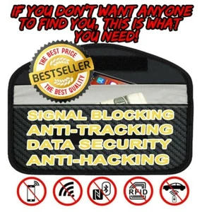 RFID Protection, Cell Phone Signal Blocking, Credit Card Case Holder Faraday Bag - Picture 1 of 5