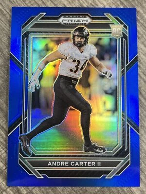 2023 Prizm Draft Picks, ANDRE CARTER II, /199 RC, Blue Prizm, #192, Vikings - Image 1 of 4