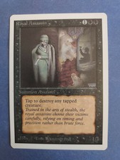 MTG unlimited NRMINT Magic the Gathering ROYAL ASSASSIN vintage gem NEVER PLAYED