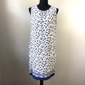 Joe Fresh Dress Womens Small Bird Print Novelty Boho Prairie Festival Cottage - Picture 1 of 16