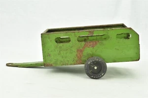 Nylint Green Farm Utility Trailer Wagon Pressed Steel 11.25" long - Picture 1 of 7