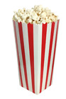 🍿 10x Popcornboxen faltbar rot-wei Tten Behlter Zubehr Heimkino Party