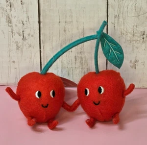 2025 Target Spritz Felt Cherries Duo Valentine's Day Figurine NEW - Picture 1 of 4