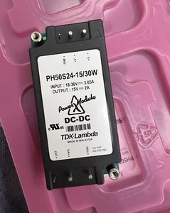 TDK-Lambda PH50S24-15 30W Simple function 50 to 600W DC-DC converters New - Picture 1 of 3