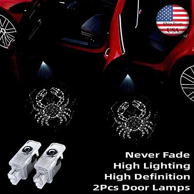 2 HD GHOST PROYECTOR LÁSER PUERTA CHARCO LUCES PARA AUDI Foto 1 de 4