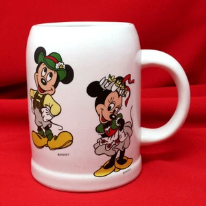 Tazza birra Disney Topolino e Minnie Oktoberfest Stein 750 ml 24 oz W Germania - Foto 1 di 7