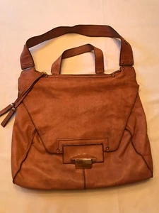 Kooba Studded Lambskin Leather Camel Color Maci Shoulder Handbag - Picture 1 of 8