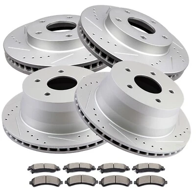 Front And Rear Brake Rotors Ceramic Pads Kit For GMC Jimmy GMC Sonoma Oldsmobile - Image 1 of 4