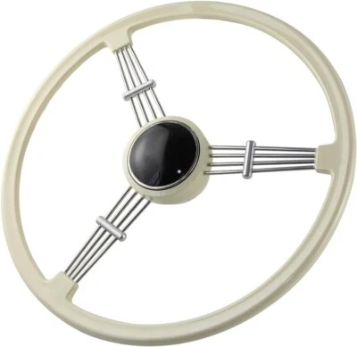 400mm Vintage Iron 3 Spoke Banjo Vintage Classic Steering Wheel For Porsche 356 - Изображение 1 из 4