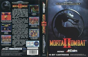 - Mortal Kombat II 2 Mega Drive PAL EU Box Art Case Cover Only - Picture 1 of 1