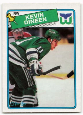 1988-89 Kevin Dineen O-Pee-Chee - Hartford Whalers - Image 1 of 2