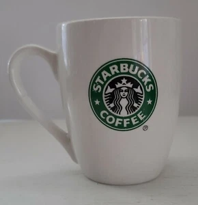 Starbucks 2007 Coffee Cup Traditional Mermaid Logo White Holds 10.2 OZ. Retired - Picture 1 of 7